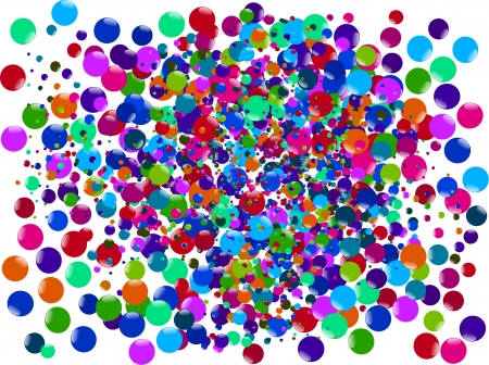 bubbles abstract background のイラスト素材