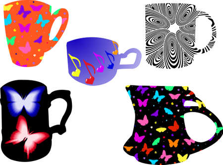 illustrations of cup - vectorのイラスト素材