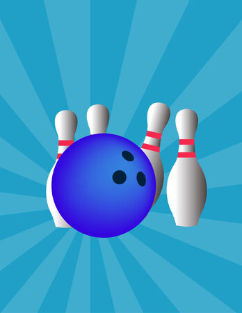bowling - vectorのイラスト素材