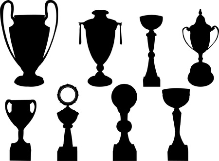 trophy collection - vectorのイラスト素材