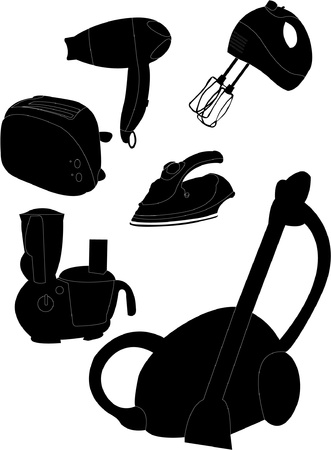 household appliances - vectorのイラスト素材