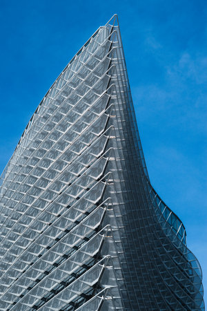 Beautiful building on Zaragoza cityの写真素材