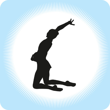 rhythmic gymnasticsのイラスト素材