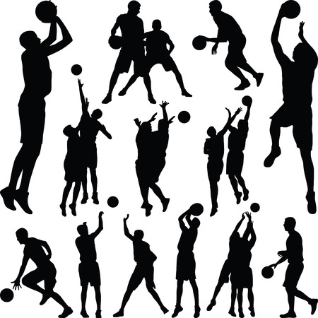 basketball playerのイラスト素材