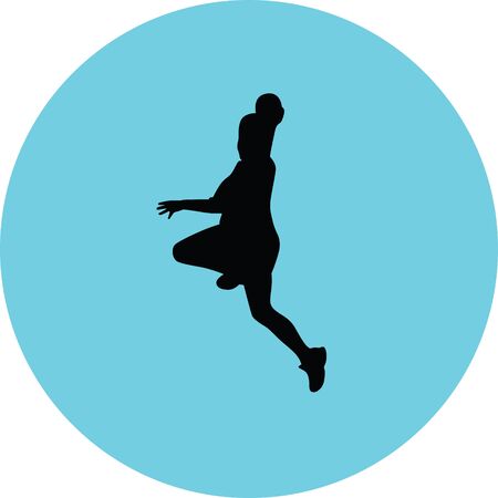 handball playerのイラスト素材