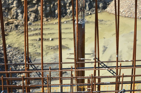 construction reinforcement armatureの写真素材