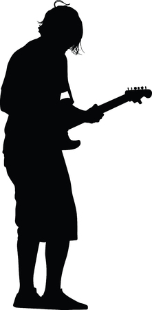 guitaristのイラスト素材