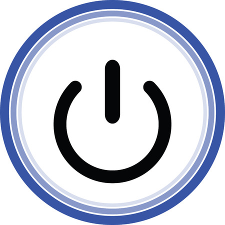 power button web iconのイラスト素材