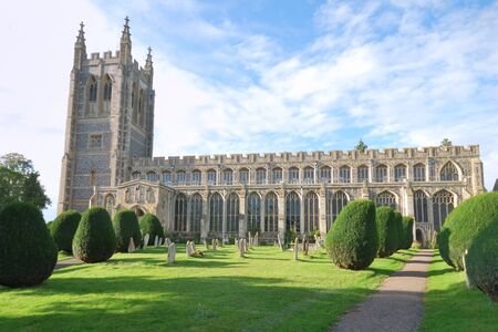 large parish church at long melford