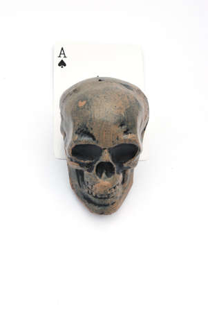 skull with ace of spades
