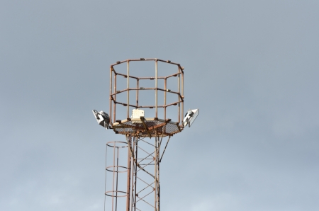 Tall metal towerの写真素材