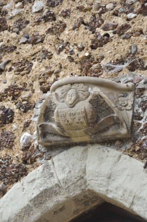 Crest above doorの写真素材