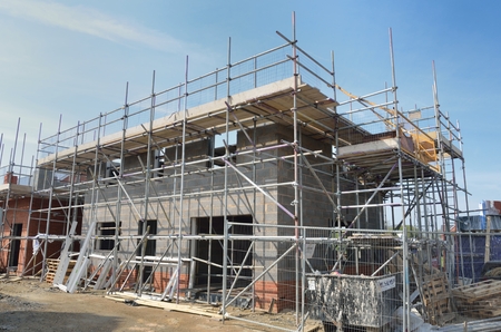 House under constructionの写真素材