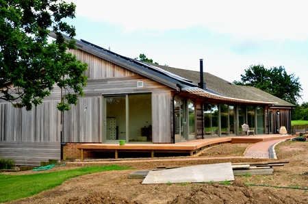 Modern eco houseのeditorial素材