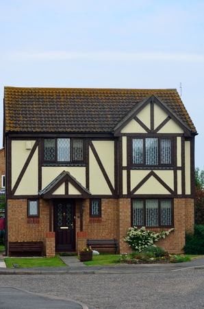 English Mock Tudor Houseの写真素材