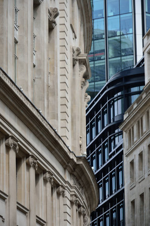 group of city buildingsの写真素材