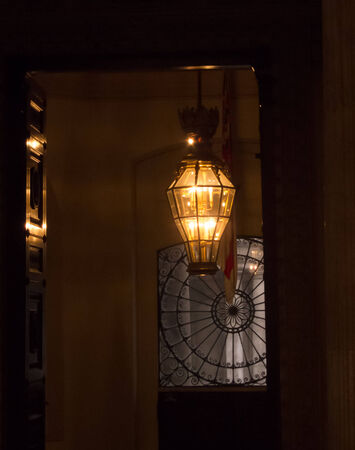 Light in churchの写真素材