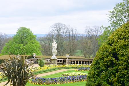 Stately home gardensの写真素材