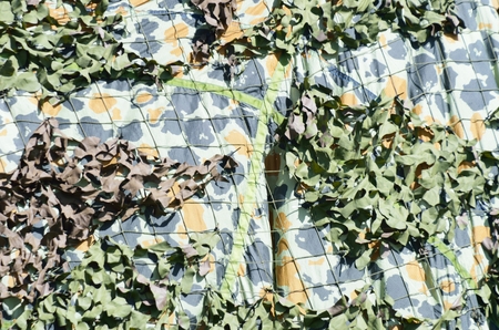 camouflage nettingの写真素材