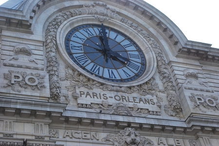 Musee d'Orsay clockの写真素材