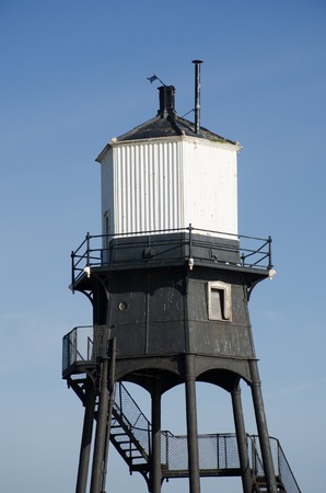 Top of Victorian Dovercourt outer lighthouseの写真素材