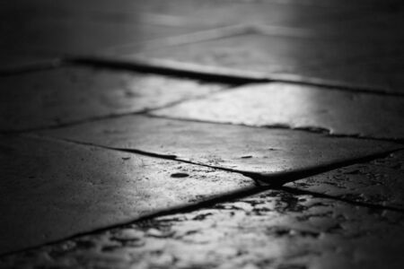 Marble floor in a churchの写真素材