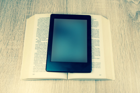 Old book and modern one