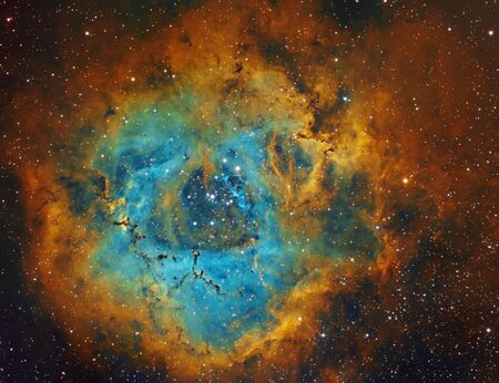 Rosette Nebula in Unicorn constellation, NGC2237