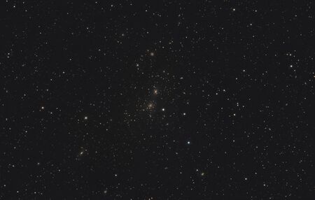 Galaxy Cluster in far space