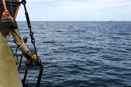 Sea view from the board of ship