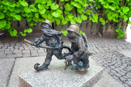 Gnome statue in Wroclaw, Polandの写真素材