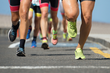 Marathon running raceの写真素材
