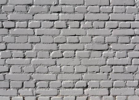 Gray color painted brick wall. Architectural backgroundの写真素材