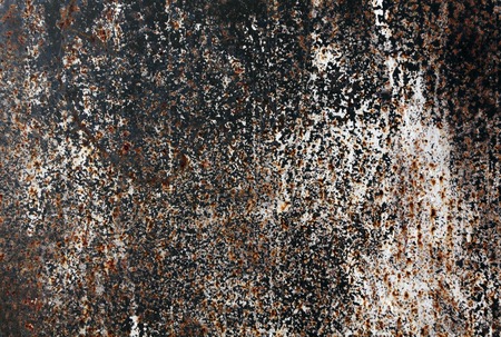 Old rusty metal wall texture. Architectural background.