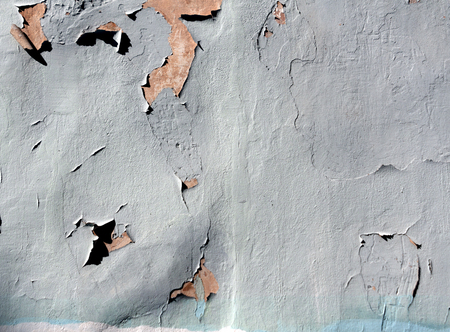 Grunge blue plaster wall texture. Architectural backgroundの写真素材