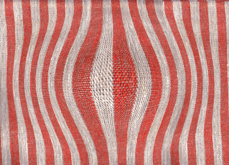 Red and gray stripes abstract cotton texture. Background and texture.の写真素材