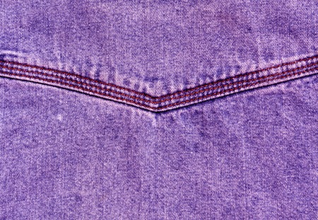 Violet jeans surface with stitch. Abstract background nad texture for designの写真素材