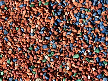 Pile of colorful pebble stones. Abstract background and texturesの写真素材