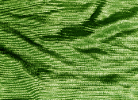 Green color cloth texture. Abstract background and texture for designの写真素材
