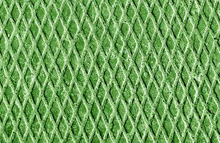 Metal floor texture with sand in green tone. abstract background and textureの写真素材
