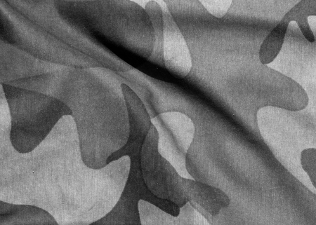 Camouflage uniform abstract pattern in black and white. abstrqact background and texture for design.の写真素材
