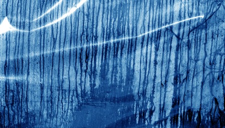 Condensation drops texture in navy blue tone. Abstract background and texture.の写真素材