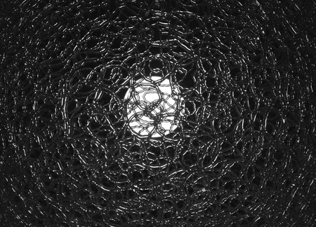 Abstract view of electric lamp in black and white. Abstract background and texture for design.