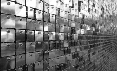 Glittering background in black and white. Abstract background and texture for design.の写真素材