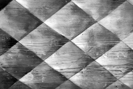 Wooden paint wall texture in black and white. Abstract architectural background and texture for design.の写真素材