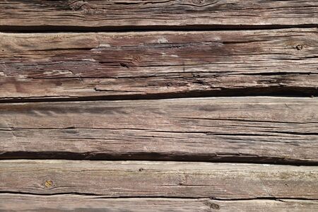 Brown color old wooden wall. Abstract background and texture for design.の写真素材