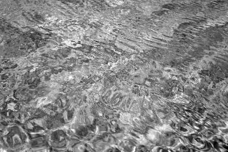 Water pattern in swimming pool. Natural background and view.