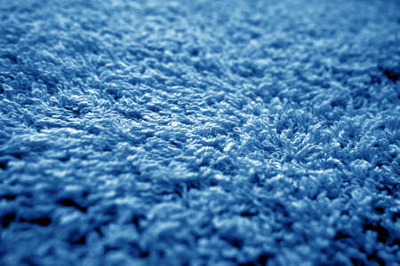 Bath towel texture with blur effect in navy blue color. Abstract background and texture for design.の写真素材