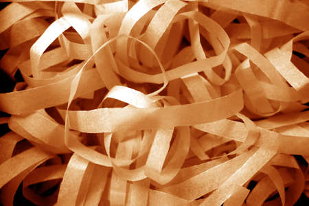 Decoration paper filler in orange color. Abstract background and texture for design.