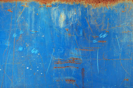 Grungy rusted metal wall surface. Abstract background and texture.